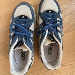 ASICS Blue and White Sneakers